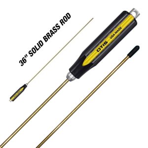 Otis FG-SROD-22B Gun Cleaning Rod, 36" Brass, Rotating Handle, 8-32 Threads