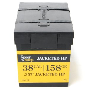 Speer Jacketed Handgun Bullets .38/.357 Mag .357 158 gr UCHP 450/ct