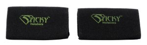 Sticky Holsters BSX2 Belt Slider Black Elastic 2-Pack for Magazines