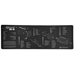 TekMat TEK-R36-AR10 AR-10 Cleaning Mat 12 In x 36 In Neoprene Diagram