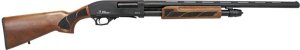 Iver Johnson PAS20WOOD26 20GA Pump Shotgun 26" Black Walnut Stock