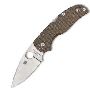 Spyderco Native 5 C41MPCW5 2.95 Inch Brown Canvas