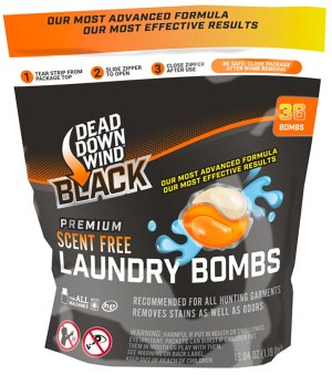 Dead Down Wind 118418 Laundry Bombs Black Premium Odor Eliminator