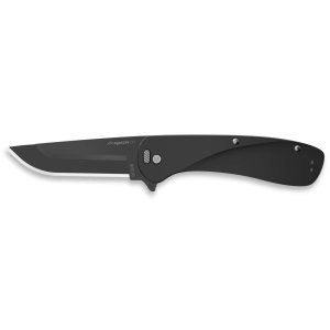 Outdoor Edge VX130BC Razor VX1 3" Black Aluminum Spring Assist Folder