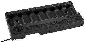 Streamlight 20230 8-Unit Bank Charger Black SL-59/CR123A 12V DC