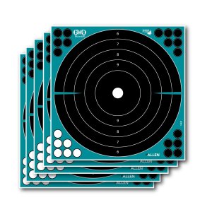 Allen Company Girls Guns 15279 Bullseye Target 12 In Bright Yellow 5 Pack