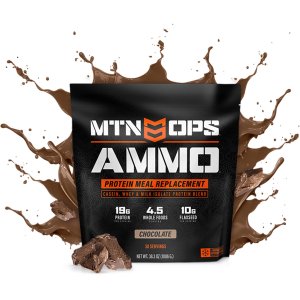 MTN OPS 1014 Ammo Whey Protein Meal Replacement Chocolate 19g Protein