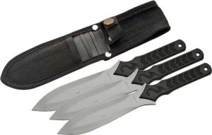SZCO Rite Edge 210711 10" Dragon Throwing Knife 3pc Set with Sheath