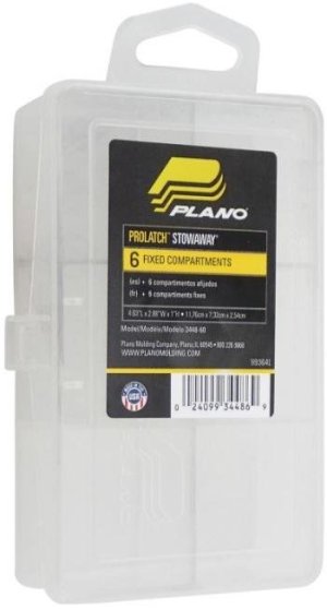 Plano 3448-60 Stowaway Utility Box 6-Compartment Storage