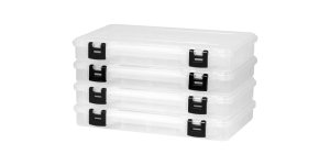 Plano Molding Company PLASM374 4-Pack 3700 Stowaways Storage Boxes