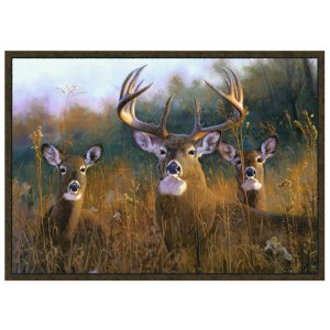 Custom Printed Rugs BUCK STOPS HERE 100% Nylon Scotchgard 37x52