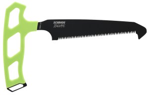 Schrade Isolate Large Bone Saw 5in SK5 Steel Black Green Handle