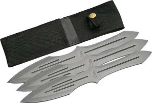 SZCO Rite Edge 211230SL 10" Pro Thrower Knife 3pc Set with Sheath