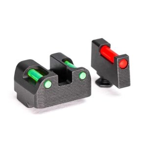 TAG Precision 003BE003BG Glock Iron Sights 9mm/.40 S&W FiberLok Tech