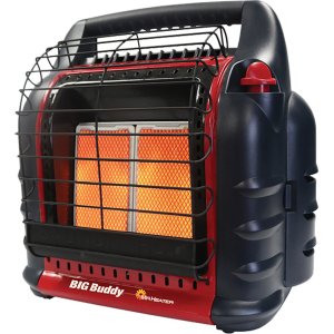 Mr. Heater F274805 Big Buddy Propane Heater, 4,000-18,000 BTU, 450 Sq. Ft.
