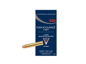 CCI 0024 Maxi-Mag 22 WMR 40gr JHP 50 Rounds Box
