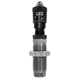 Lee PRECISION 9MM LUGER CARBIDE FACTORY CRIMP MICROMETER SEATER ADAPTER