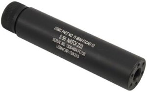 Guntec USA 1326 AR-15 Reverse Thread Fake Suppressor .223 Cal Black