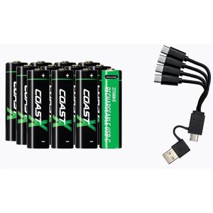 Coast PRODUCTS ZXAA RECHARGABLE BATTERY 12-PACK