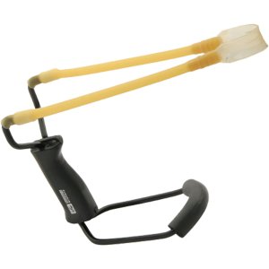 Saunders SR-7 Wristrocket Slingshot - Molded Handle, Self-Centering Pouch