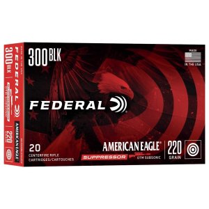 Federal Premium Ammunition .300 AAC Blackout 220gr OTM 20rd Box