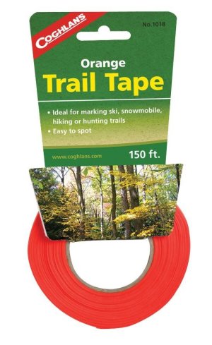 Coghlan's Trail Tape 1018 Bright Orange 150ft Marking Ribbon