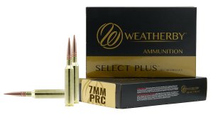 Weatherby Select Plus 7mm PRC 177gr Bullet Hammer Custom Ammo