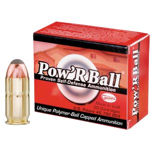 Corbon PB4516520 .45 ACP 165gr JHP 1225fps Pow'RBall 20rd Box