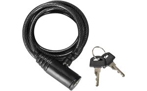SPYPOINT CLM-6FT 6ft Cable Lock Black 2 Keys Corrosion-Resistant Steel