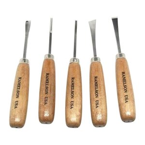 U.J. Ramelson 106 Basic Straight Handle Woodcarving 5-Piece Set