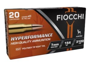 Fiocchi Extrema 7mm Remington Magnum 154 Grain SST 20 Rounds