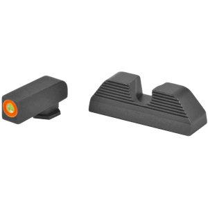 AmeriGlo GL353 Protector Sight Set Glock Green Tritium Orange Outline