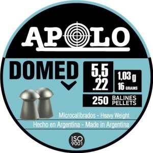 Hatsan Apolo Domed Air Rifle Pellets 22 Cal 16 gr 250-ct