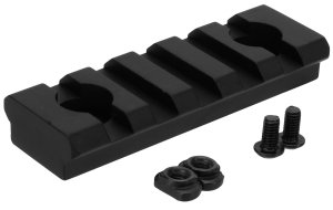 TacFire MAR105S Picatinny M-LOK Rail 2.38 In Black Anodized