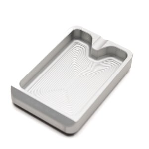 Area 419 419-BTRAY-CLEAR Bullet/Cigar Tray Billet Aluminum Anodized