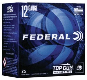 Federal Premium Top Gun Sporting 12 Gauge 2-3/4" 1 oz #7.5 1250 FPS 25/Ct