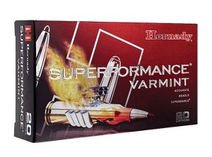 Hornady Superformance Varmint V-Max .223 WSSM 55gr 20 Rounds