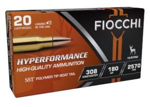 Fiocchi Hyperformance .308 Winchester Hunting 180gr SST 20rd