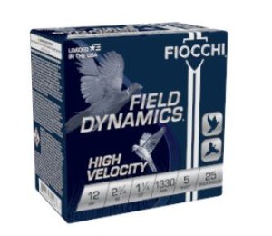 Fiocchi 12HV5 High Velocity 12 Gauge 2.75" 1.25 oz. #5 Shotgun Shells