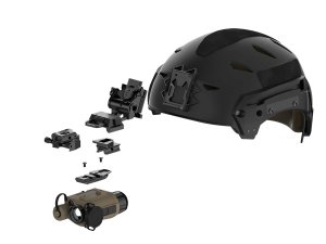 InfiRay AC52 RICO MICRO PICTAIL Helmet/Weapon Shoe Black Picatinny Mount