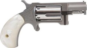 NAA NAA-SW-GPW .22 WMR Revolver 1.5 In 5-Shot White Pearl Grip