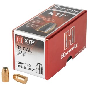 Hornady 35750 .357 Cal 158 gr XTP Hollow Point 100/Box