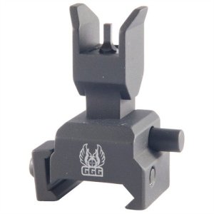 GG&G GGG-1393 1.8" Flip-Up Backup Front Sight Aluminum Black AR-15