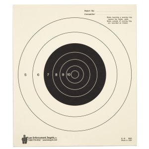Action Target B16100 Bullseye Tagboard Hanging Slow-Fire