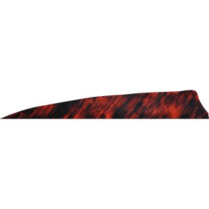 Gateway 400RSTRD-50 Shield Cut Feathers Tre Red 4in RW 50 Pack