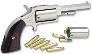 NAA The Earl Sheriff 22 LR/22 WMR 2.5 In 5rd Stainless-Wood
