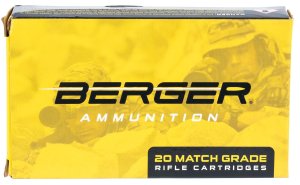 Berger Bullets Tactical Rifle 31021 6.5 Creedmoor 130gr Hybrid OTM 20 Rds