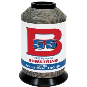 BCY B55 Bowstring Silver 1/4 lb. Polyester Durable Low Stretch