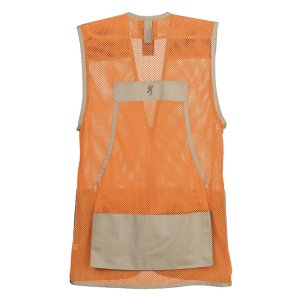 Browning 3051030204 Upland Dove Hunting Vest Blaze XL, Mesh, Cotton/Poly