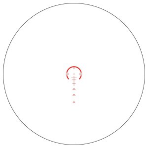 Swampfox ARH18241-RL Arrowhead 1-8x24mm SFP Illuminated Rifle Scope